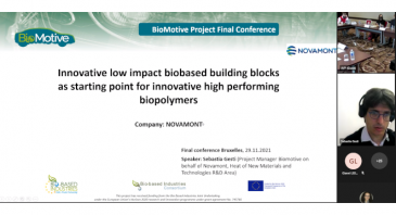 Novamont among the guests of the final conference of the European project Biomotive